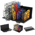 HUBEST Model Parts Organizer, Foldable L-Shape Rack for Gundam Building Kit