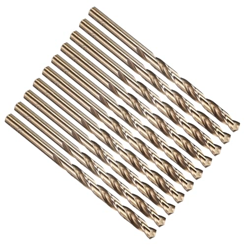 PATIKIL #2 Micro Drill Bit 4341 High-Speed Steel for Thin Metal 10 Pack - size: #2