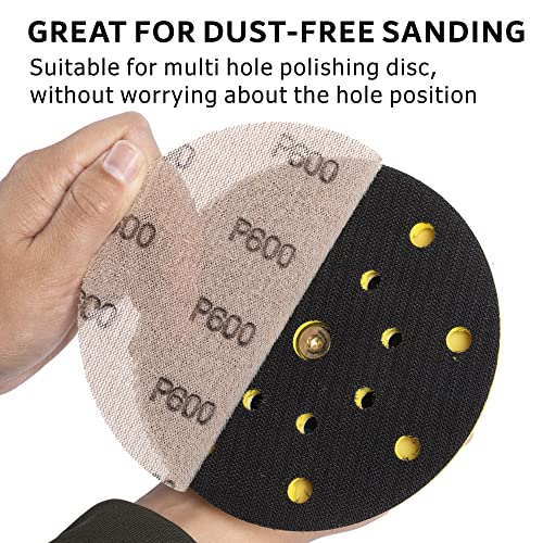 50-Pack 6" Ceramic Alumina Mesh Sanding Discs, 600 Grit Hook & Loop - style: P600 - 6 inch