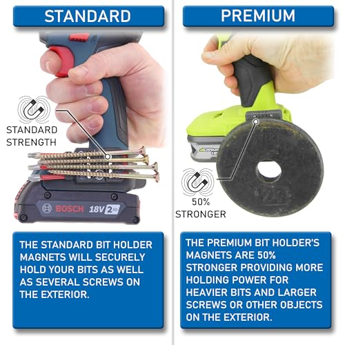 Halberd Standard Magnetic Bit Holder, Fits Most Brands, 2 Pack - color: Standard, 2 Pack