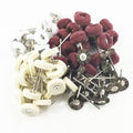 80 Pcs 3/32'' Shank Various Abrasive Mini Polishing Wheels