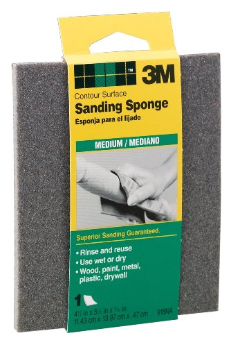 3M 918DC-NA 918 Sanding Sponge, Pack of 1, - style: Medium