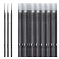 100 Pack Disposable Micro Brush Applicator Swabs for Eyelash Extension Lash Extensions - Suitable for Cosmetic Cleaning and Applying (Black)