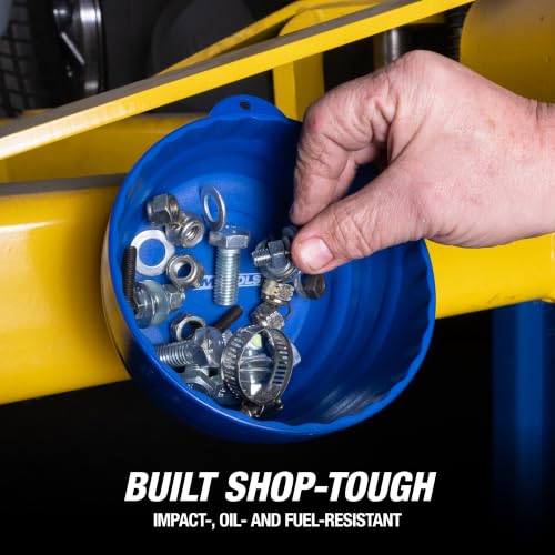 OEMTOOLS 25334 Magnetic Nut Cup Holds Up to 5 lbs. of Nuts, Bolts, & Screws - color: Blue