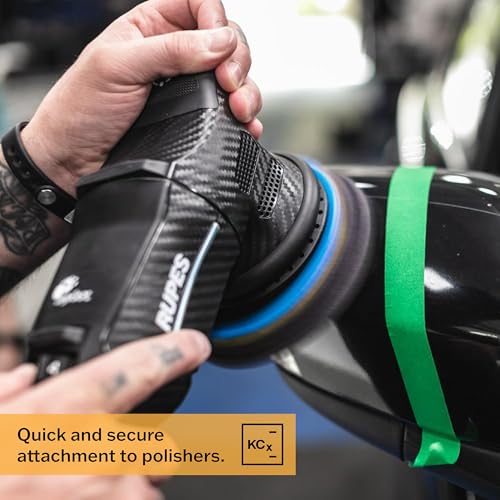KOCHCHEMIE - One Cut Pad V2 - Medium Abrasive Pad for Removing Moderate Weathering & Scratches; Long-Lasting Compression Hardness; Contours Easily (126mm x 23mm) - size: 126mm
