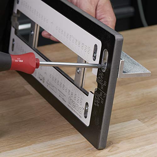 Trend Adjustable Trade Lock Jig for Mortice Lock and Latch Faceplates, LOCK/JIG/B - style: Modern
