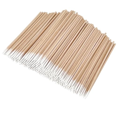 Eyxformula 1000 Count Pointed Cotton Swabs, FSC Certified Wooden Sticks - color: 1000 pcs