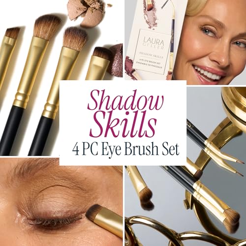 LAURA GELLER Makeup Brushes - Shadow Skills Eyeshadow Brushes 4 ct - style: 18 Eyeshadow Brushes (4 Pack)