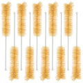 stonylab 10 Pack Tube Brushes, Bristle Test Tube Bottle Wash Cleaning Brushes with Radial Tufted End for Laboratory, Size L - size: Large