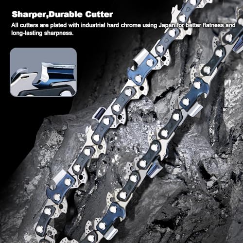 3-Pack Chainsaw Chains 18 Inch 62Drive Links 3/8" LP .050" Gauge - size: 18" 62DL 3/8"LP .050" ×3 Pack1