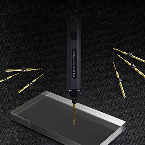 ARROWMAX 10Pcs HSS Micro Drill Bit Set, 2.35mm (3/32") Shank (0.5-2.3mm) - color: Gold, size: Set B