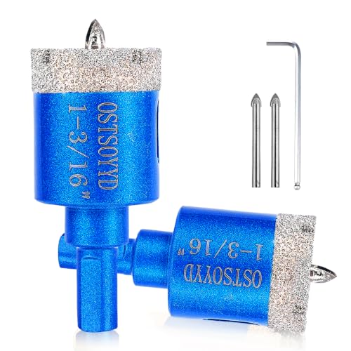 1-3/16 inch Diamond Hole-Saw Bits with Pilot Drill Bit 30mm Tile Hole Saws - size: 1-3/16'' | 30mm