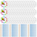 150 Pcs Painting Brushes Palettes Set Paint Party Favors, Blue - color: Blue