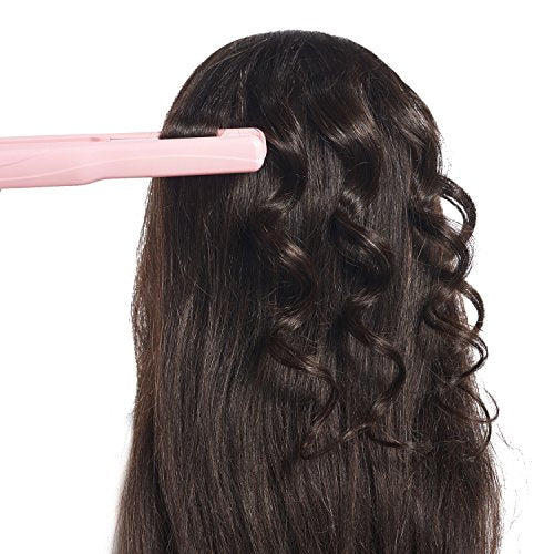 20-22" Female 100% Human Hair Mannequin Head for Hairdresser - color: Brown Black