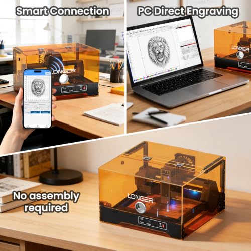LONGER RAY5 Laser Engraver, 3500mW Precision Engraving Machine