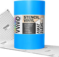 VViViD Blue Stencil Vinyl Masking Film with Anti-Bleed Technology (24" x 28ft) - size: 24" x 28ft