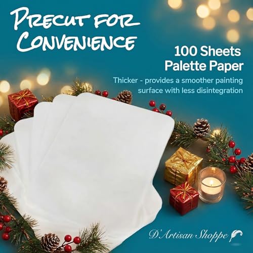 WetNDri Disposable Palette Paper for Acrylic Painting. 100pc Refill Pack Pallet Paper for Stay Wet Palette for Painting Miniatures Model, No Sponge. - style: Wet Palette 100pc Paper Refill