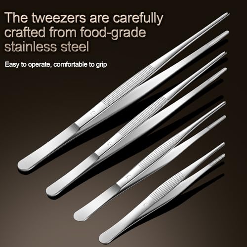 Aniso Long Tweezers, Stainless Steel, 12 Inches - size: 12 inches