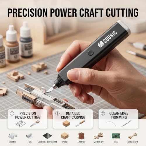 45W Ultrasonic Cutter, 40kHz Ultrasonic Knife Cutting Pen, Gifts for Men