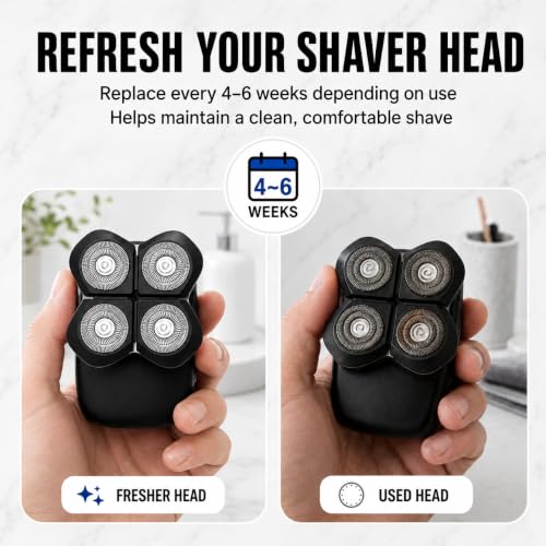 3-Pack Replacement Blade Compatible with Freebird FlexSeries Pro Shaver - size: 1 Count (Pack of 3)