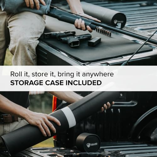 Falko Tactical Gun Cleaning Mat, Gun Mat for Handgun, Rifle and Shotgun - color: Steel Blue, size: 48x17