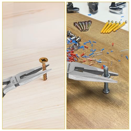 BOOSDEN 5 Inch Small Needle Nose Pliers Set, 5 Pack Jewelry Pliers - size: 5''-5 pack