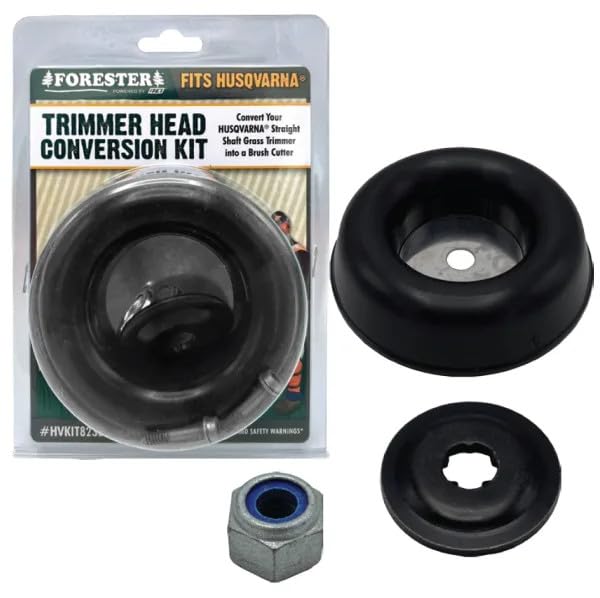 FORESTER Brush Cutter Trimmer Head Conversion Kit Compatible with Husqvarna Models 325 LX, 325 LXT, 322 L, 525 L, 525 LS, 525 LST - size: Husqvarna, style: Conversion Kit