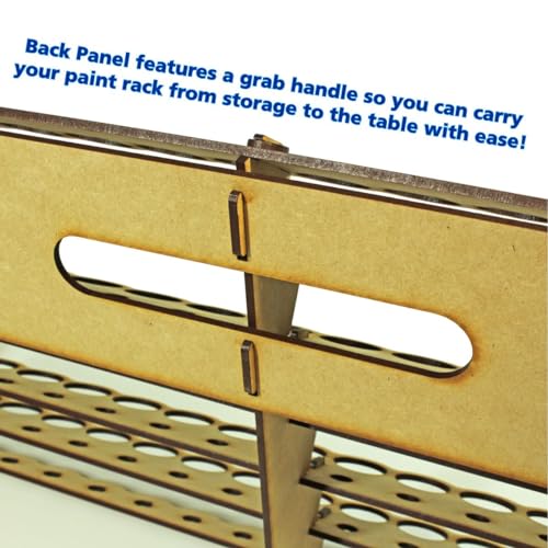 LITKO Paint Rack Storage Organizer | 108 Holes | 18mL Dropper Bottles - size: 108 Holes