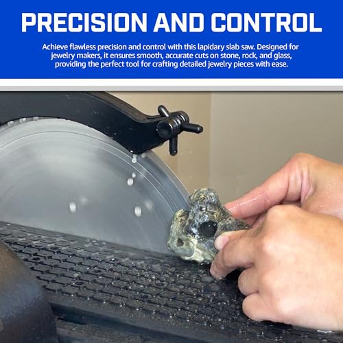 Hi-Tech Diamond 10" Lapidary Slab Saw for Rocks, Minerals & Glass - style: Two 10" Diamond Saw Blades