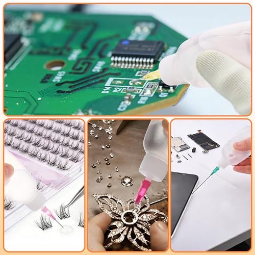 Precision Needle Tip 30cc Glue Squeeze Bottle for Dispensing - size: 10Pcs 30ml Glue Bottle