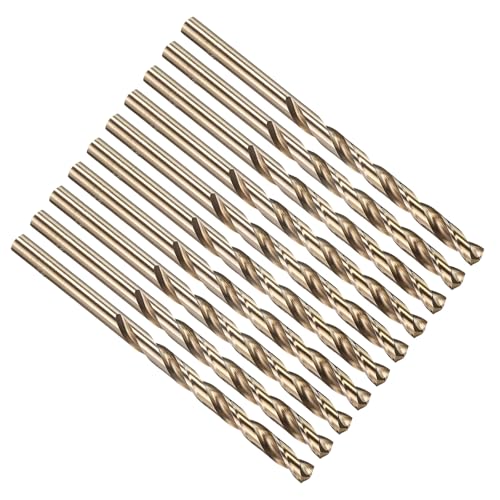 PATIKIL Micro #8 Drill Bit 4341 High-Speed Steel for Thin Metal 10 Pack - size: #8