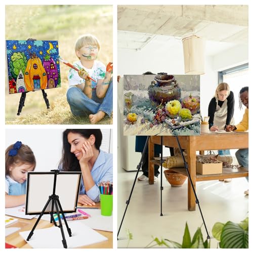 AROIC 8 Pack Painting Display Easel Stand Portable Adjustable - style: 8P