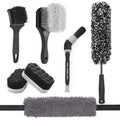 Fantasticlean 7PCS Wheel Tire Brush Kit for Car Detailing Cleaning - size: 7PCS-WDK004