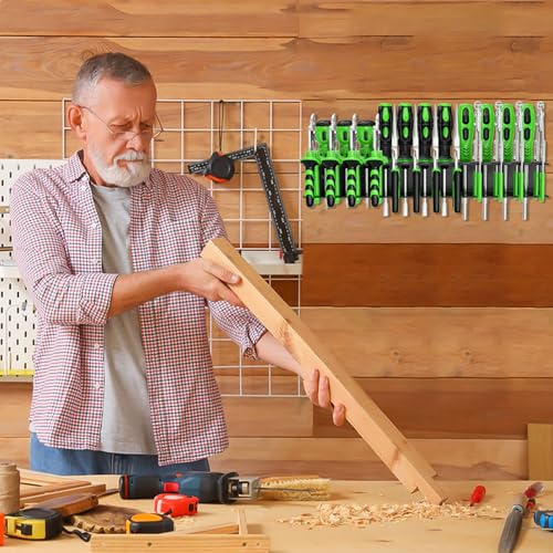 Screwdriver Holder Wall Mount, Screwdrivers Organizer, Black 1 Pcs - style: 23 holes 1PC