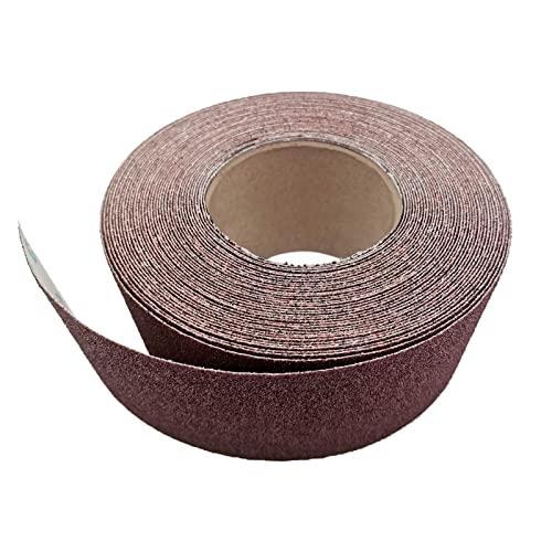 60 Grit Sandpaper Roll, 3 Inch x 49 Feet Emery Cloth Roll Aluminum Oxide Abrasive Paper Roll Continuous Sandpaper for Metalworking, Woodworker, Furniture Repair, Sanding Automotive Plumbing - size: 60 Grit