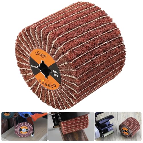 Surface Conditioning Tool 60 Grit Abrasive Drawing Polishing Drum - style: 60 grit with sandpaper