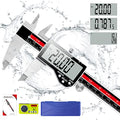 Qfun 6 Inch Digital Vernier Caliper Metal Metric Precision Measuring Tools