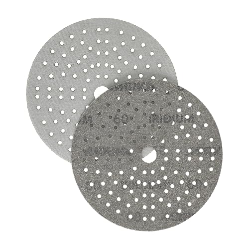 Mirka Iridium 6 Inch 60 Grit Premium Ceramic Blend Sanding Discs, 50 Pack - size: Grit 60