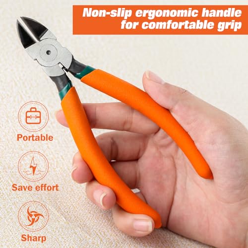 Diagonal Pliers for Flush Cut Plastics, 45°Angled Wire Cutters - style: 45 Angled Wire Cutters