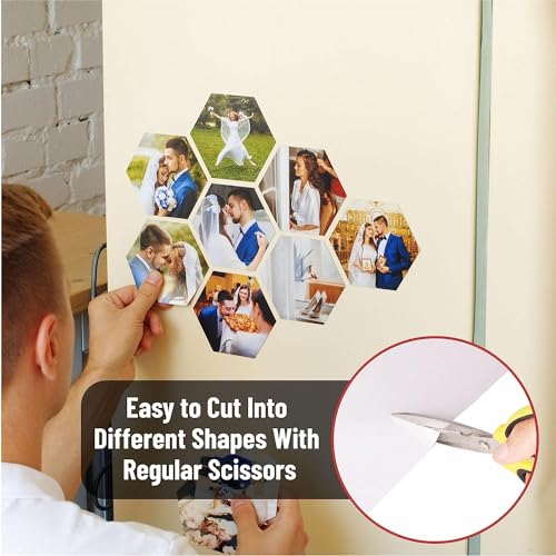 Magnetic Sheets Non-Adhesive 5" x 7" 30 mil - Flexible Magnets, 30 Pack - size: 5" x 7"