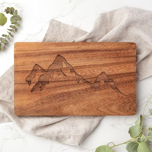 Mountain Router Template Acrylic Router Template for Woodworking Inlay Template Charcuterie Board Decorative Router Templates - style: Mountain
