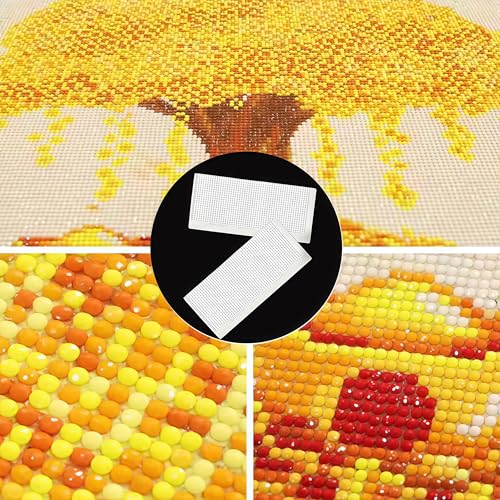 2pcs Stainless Steel Diamond Painting Ruler 5D Mesh Ruler 1020 Blank Grids DIY Art Crafts Painting Tools