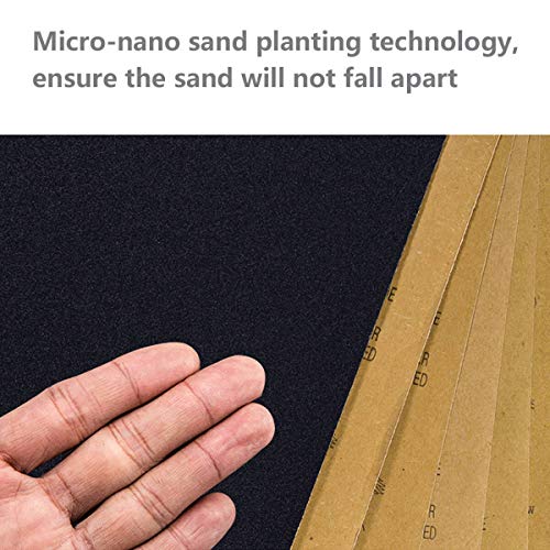 Wet Dry Sandpaper, Assorted 240-3000 Grit for Automotive Wood Sanding, 90 Sheets - style: 240-3000