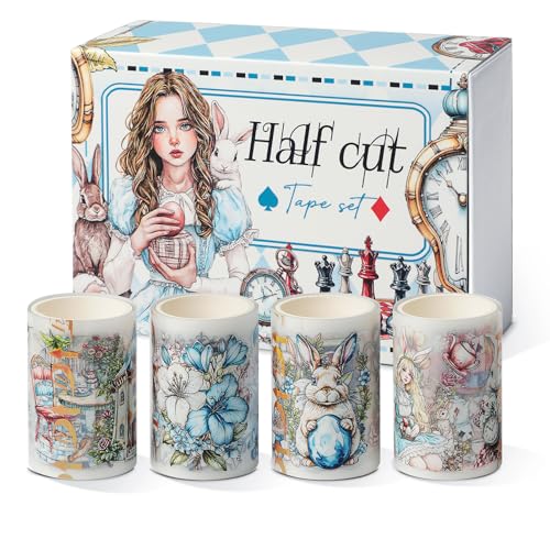 Snycler Pre-Cut PET Washi Tapes- 4 Rolls Fairy Tale - color: Fairy Tale