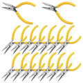 16 Pack 5 inch Mini Needle Nose Pliers