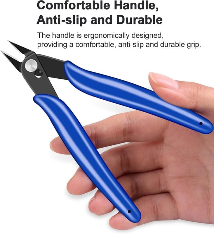 2-Pack Micro Flush Cutters, Wire Cutter, Craft, Jewelry, Electronics