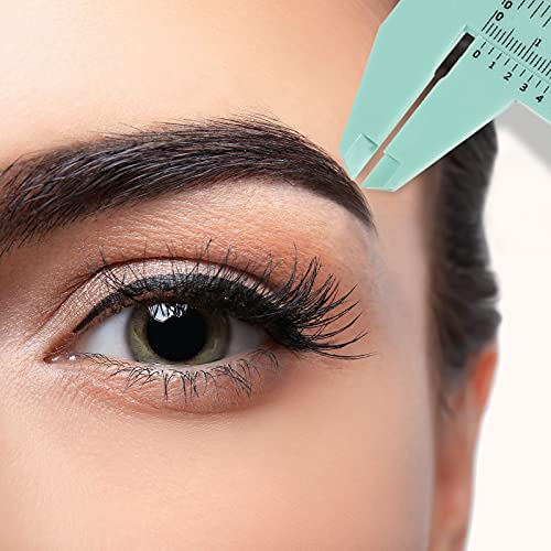 Frienda 5 Pcs Eyebrow Measuring Caliper Tool Microblading, Fresh Colors - color: Fresh Colors