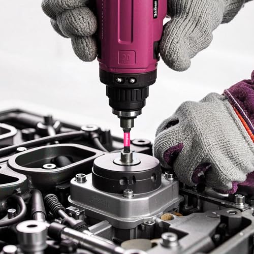 ThinkLearn 20PCS (Metric&SAE) Impact Hex Head Allen Wrench Drill Bit Set - color: Pink, size: 2" Hex Bits