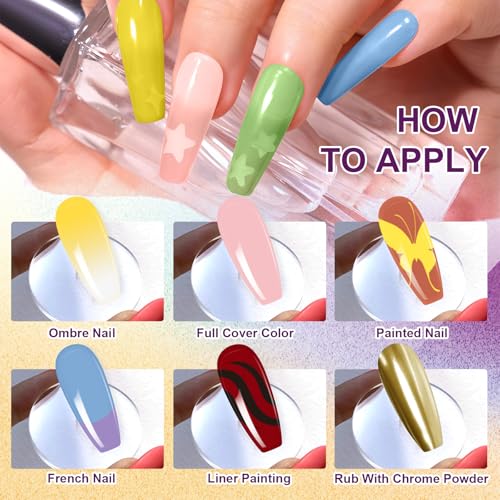 Gradient Painting Gel, 16 Colors Ombre Nail Polish - color: 16*VelvetSpectrum Studio