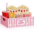 GlikCeil Movie Night Supplies Snack Trays with Handles, Cute - style: Cute